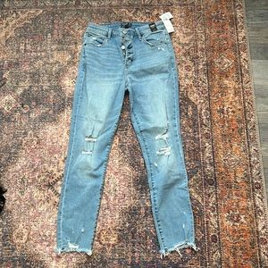 Curve Love High Rise Super Skinny Ankle Jeans